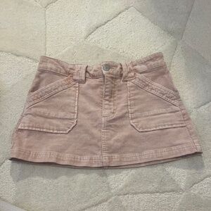 Forever 21 Pink/Mauve Corduroy Mini Skirt